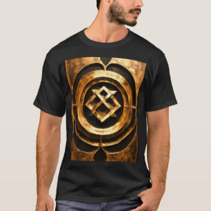 Unendliche Symbol-Bronze-T - Shirt-Sammlung T-Shirt