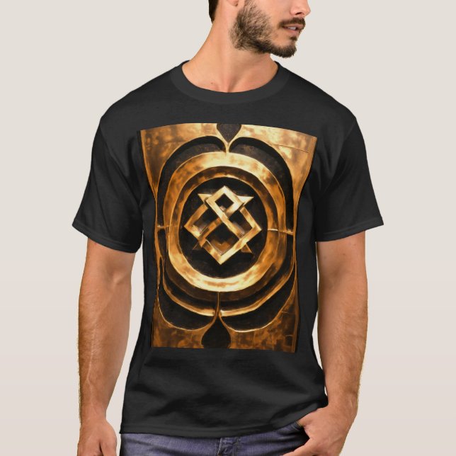 Unendliche Symbol-Bronze-T - Shirt-Sammlung T-Shirt (Vorderseite)