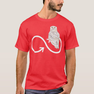 Unendliche Vogelscheule im Wald Tierschaf T-Shirt