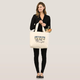 Unendliche Wahrheit, sanfte Stärke Tote Bag Jumbo Stoffbeutel