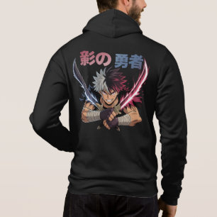 Unendlicher Gegensatz – Dual Blade Samurai T-Shirt Hoodie