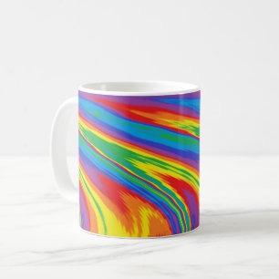 Unendlicher Regenbogen Kaffeetasse