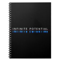 "Unendliches Potenzial" Motivations-Spiralblock
