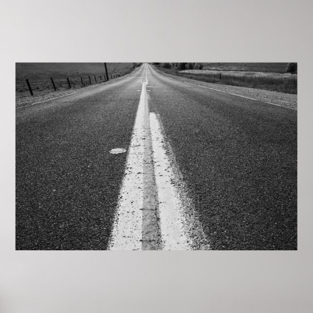 Unendliches Straßenplakat, drucken Poster (Vorne)