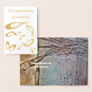 Unendliches Symbol - Glückwünsche anpassen Folienkarte