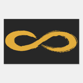 Unendlichkeit der Akzeptanz von Autismus Rechteckiger Aufkleber