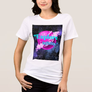 Unendlichkeit erkunden Tri-Blend shirt