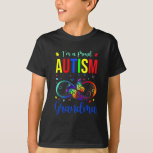Unendlichkeit Ich bin eine stolze Oma Autismus-Bew T-Shirt
