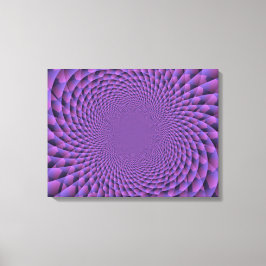 Unendlichkeit ist Lila Leinwanddruck