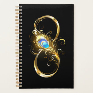 Unendlichkeit mit Golden Peacock Feather Planer