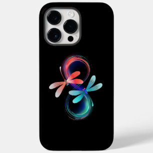Unendlichkeit mit leuchtenden Libellen Case-Mate iPhone 14 Pro Max Hülle