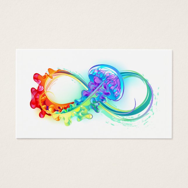 Unendlichkeit mit Rainbow Jellyfish (Vorderseite)