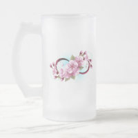 Unendlichkeit mit Sakura Blossom-Blume