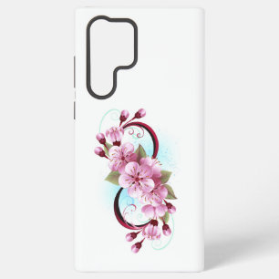 Unendlichkeit mit Sakura Blossom-Blume Samsung Galaxy Hülle