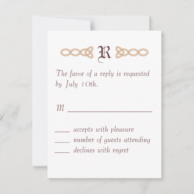 Unendlichkeit UAWG RSVP Karte (Vorderseite)