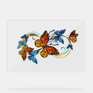 Unendlichkeit von Monarchfaltern Acrylschild