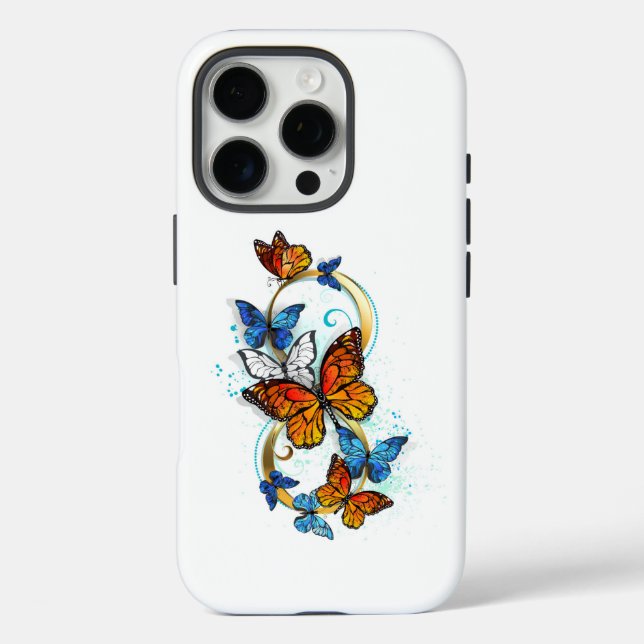Unendlichkeit von Monarchfaltern Case-Mate iPhone Hülle (Rückseite)