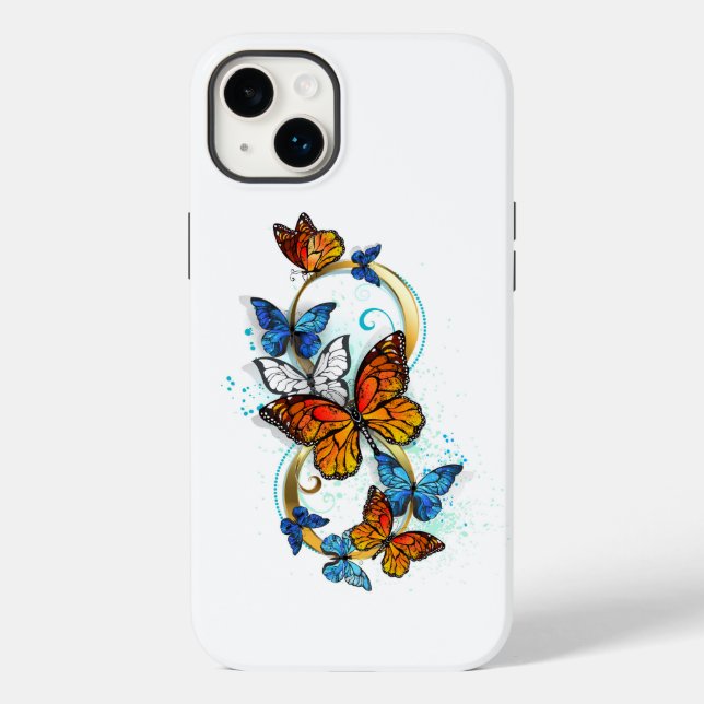 Unendlichkeit von Monarchfaltern Case-Mate iPhone Hülle (Rückseite)