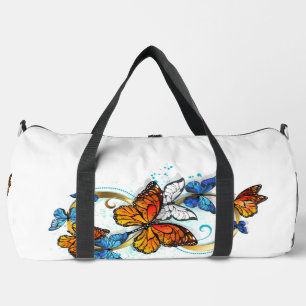 Unendlichkeit von Monarchfaltern Duffle Bag