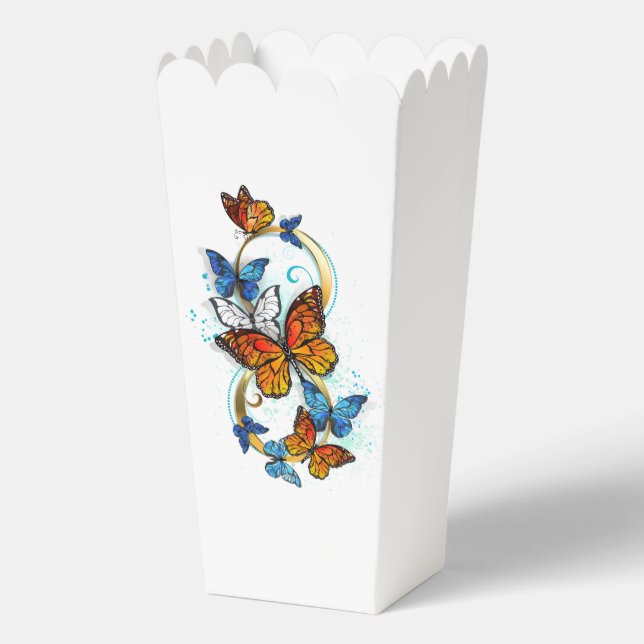Unendlichkeit von Monarchfaltern Geschenkschachtel (Vorderseite)