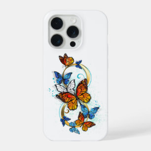 Unendlichkeit von Monarchfaltern iPhone 15 Pro Hülle