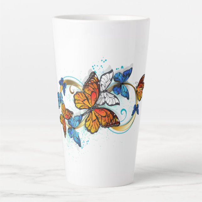 Unendlichkeit von Monarchfaltern Milchtasse (Vorderseite)