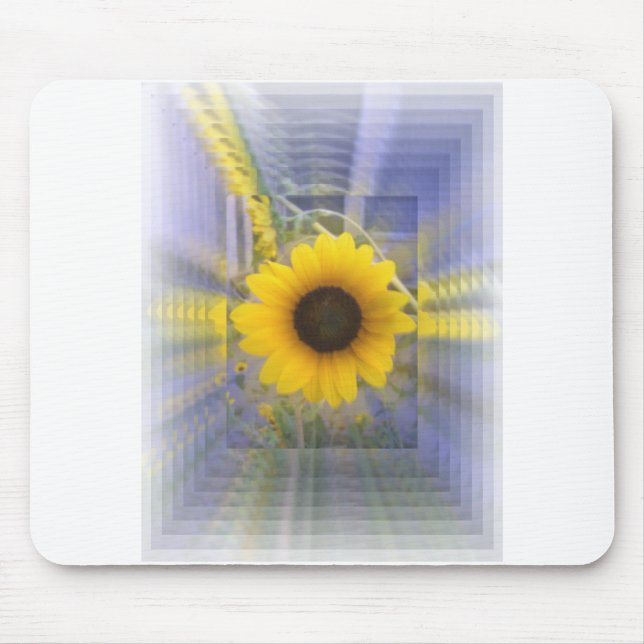 Unendlichkeits-Sonnenblume Mousepad (Vorne)