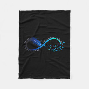 Unendlichkeits-Symbol Retro Damen Forever Sitivity Fleecedecke