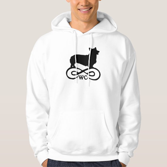 Unendlichkeits-WaliserCorgi Hoodie (Vorderseite)