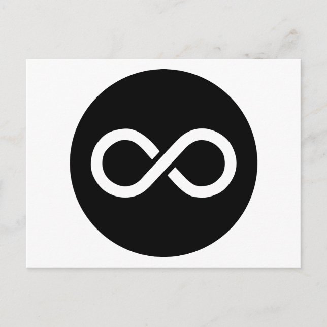 Unendlichkeitsideologie Postkarte (Vorderseite)