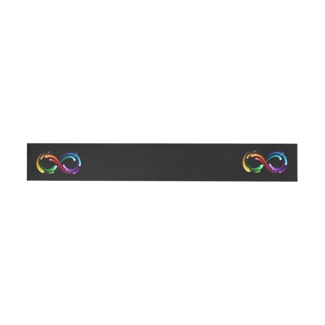 Unendlichkeitssymbol aus Regenbogenkometen (Person)
