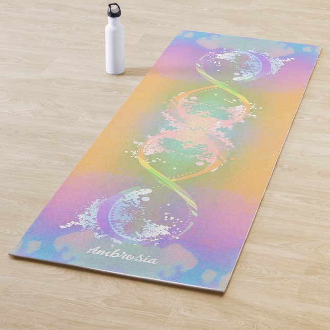 Unendlichkeitssymbol, Holografischer Regenbogen, P Yogamatte (Beispiel)