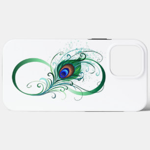 Unendlichkeitssymbol mit Peacock Feather Case-Mate iPhone Hülle