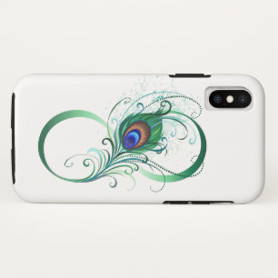 Unendlichkeitssymbol mit Peacock Feather Case-Mate iPhone Hülle