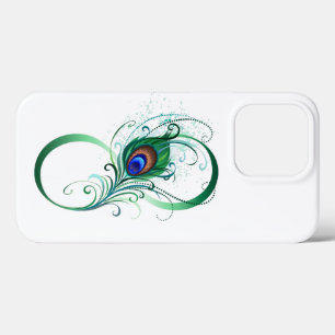 Unendlichkeitssymbol mit Peacock Feather Case-Mate iPhone Hülle