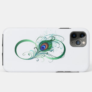 Unendlichkeitssymbol mit Peacock Feather Case-Mate iPhone Hülle