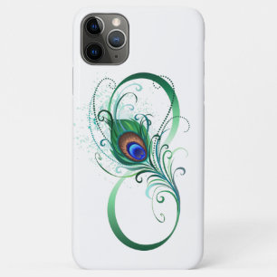 Unendlichkeitssymbol mit Peacock Feather Case-Mate iPhone Hülle