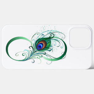 Unendlichkeitssymbol mit Peacock Feather Case-Mate iPhone Hülle