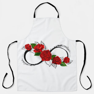 Unendlichkeitssymbol mit Rote Rosen Schürze