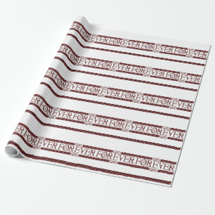 Unendlichkeitssymbol oder Lemniscate Forever Geschenkpapier