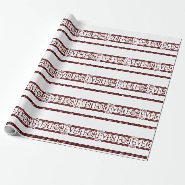 Unendlichkeitssymbol oder Lemniskate Forever Geschenkpapier (Ungerollt)