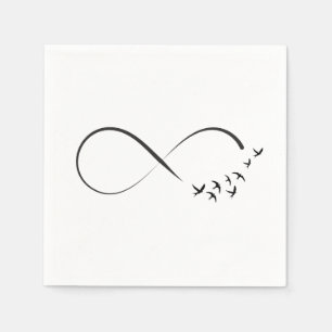 Unendlichkeitssymbol Serviette