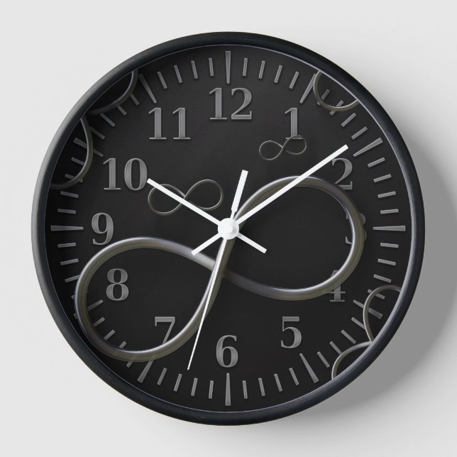 Unendlichkeitssymbol Uhr (Vorderseite)