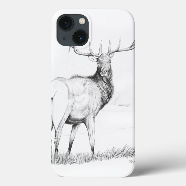 Unentscheidung ~ Fall Elk iPad Case-Mate iPhone Hülle (Rückseite)