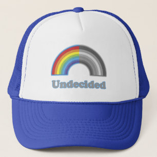 Unentschiedener Regenbogen Truckerkappe