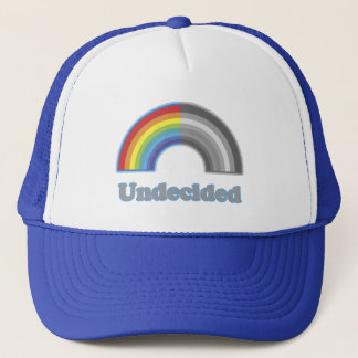 Unentschiedener Regenbogen Truckerkappe