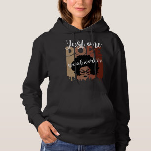 Unentschuldbar dope Black Social Worker Afro Afro Hoodie