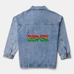 unentschuldbar schwarz jeansjacke