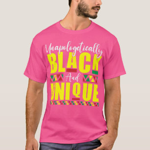 Unentschuldbar schwarz und einzigartig Historie Mo T-Shirt