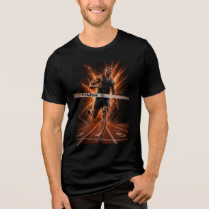 Unerbittliche Geschwindigkeit – Sprint-Sieg-Shirt Tri-Blend Shirt